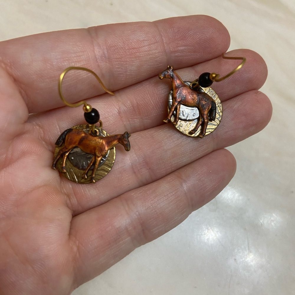 Horse earrings